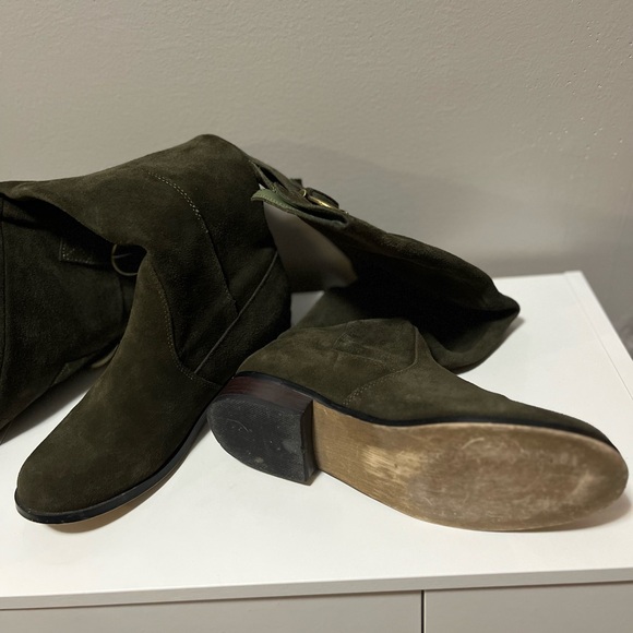 Restricted Genuine Suede Boots - Picture 4 of 4